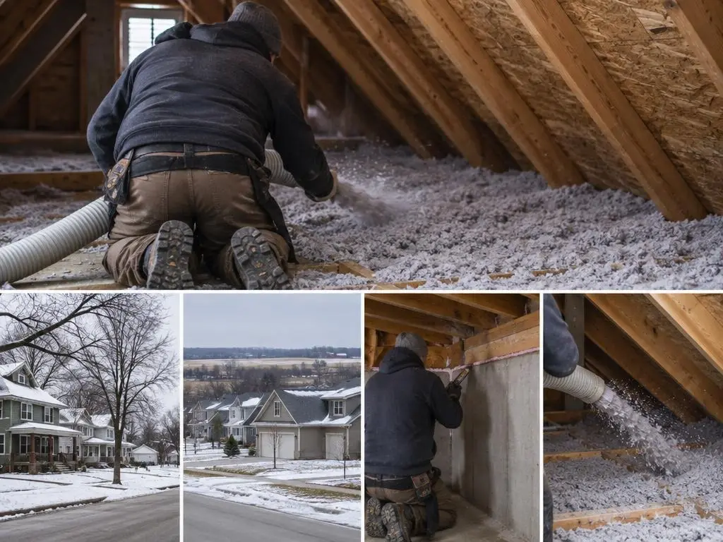 Attic Air Sealing & Insulation in Des Moines, IA